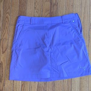 Purple puma golf skirt